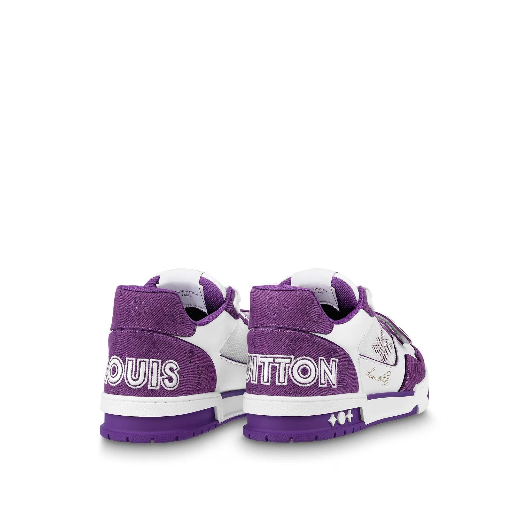 purple louis vuitton shoes