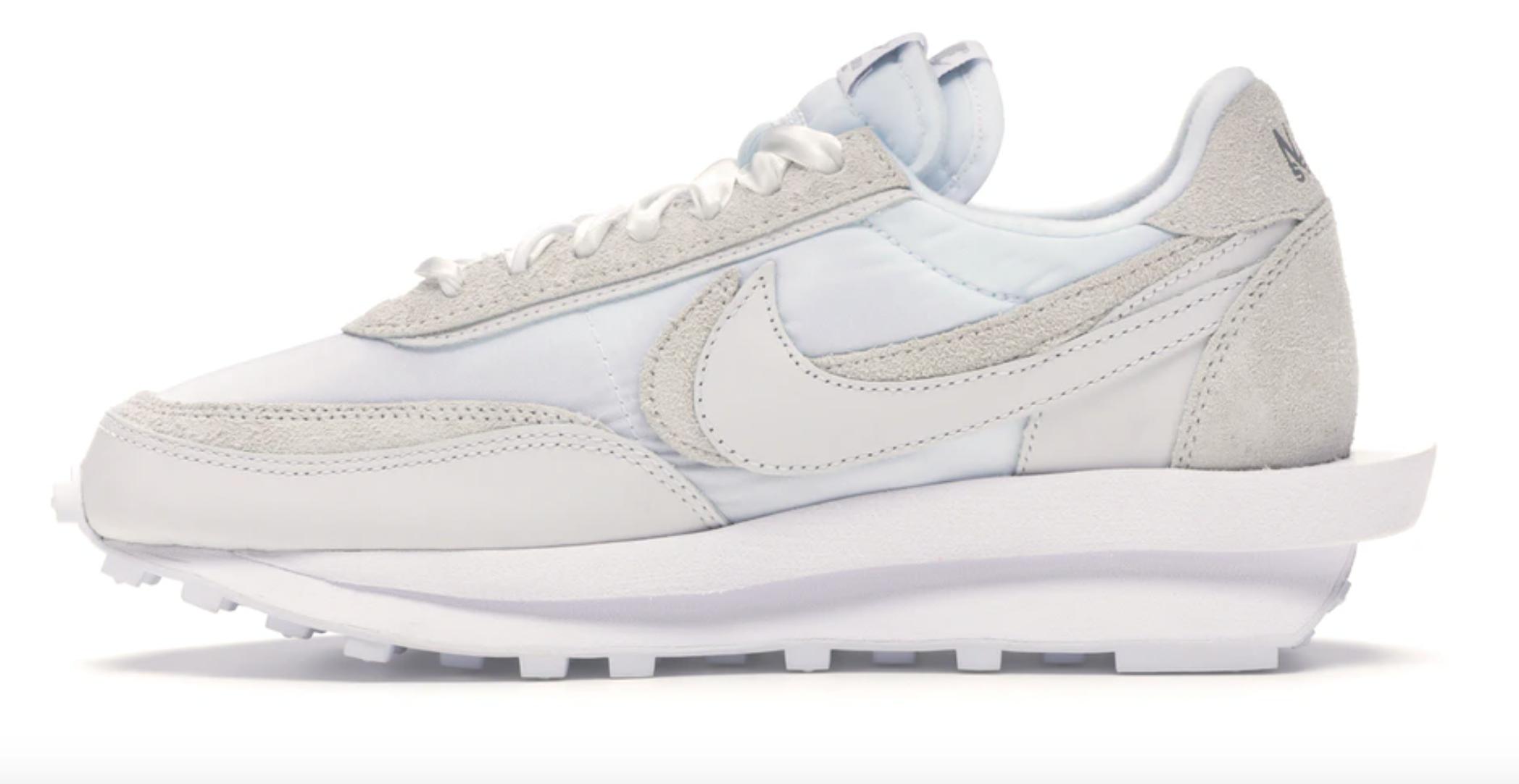 all white sacai waffle