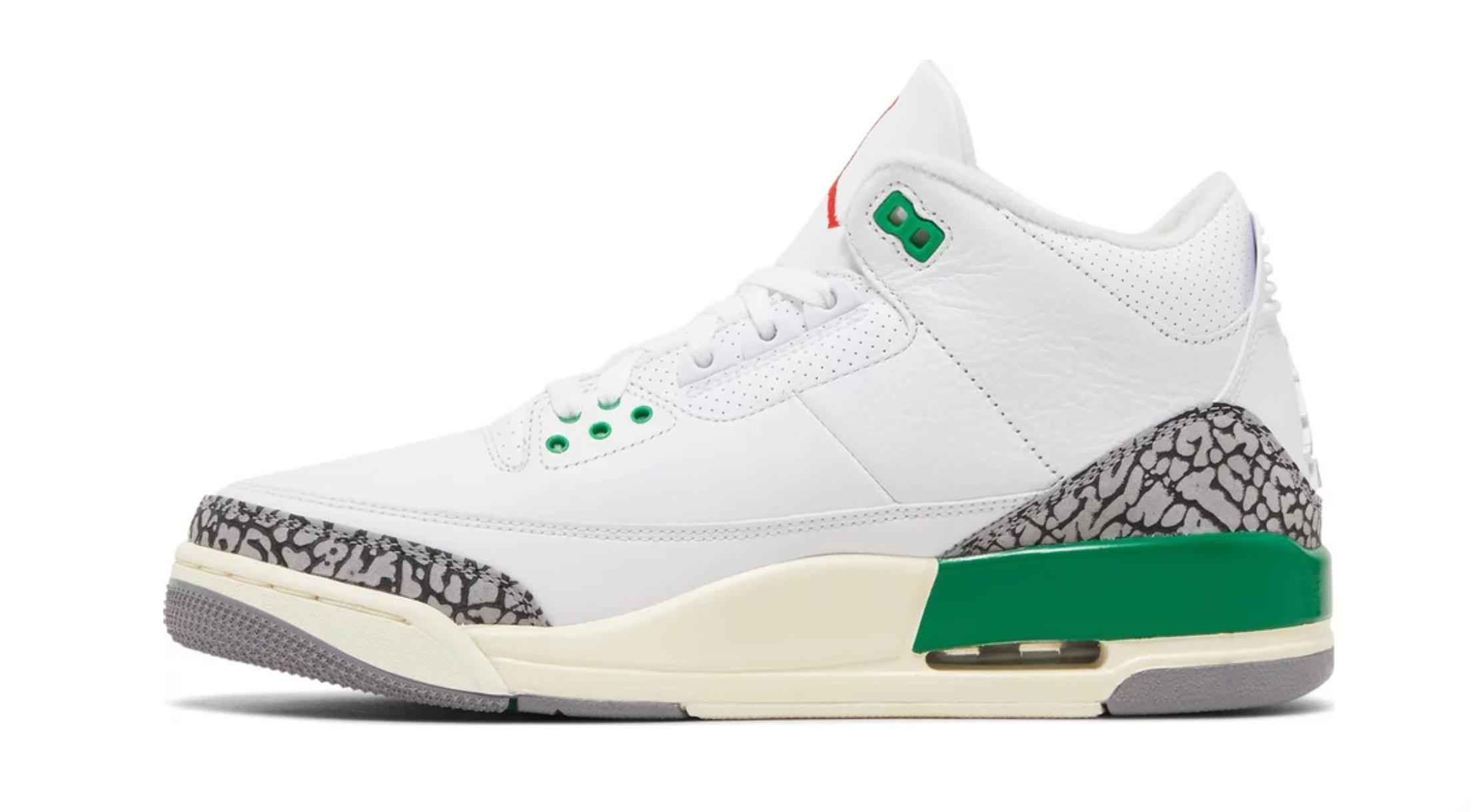 Nike Jordan 3 Retro Lucky Green (w) in Gray for Men | Lyst