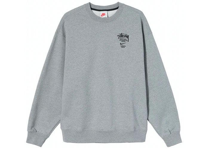 Stussy grey 2025 crew neck