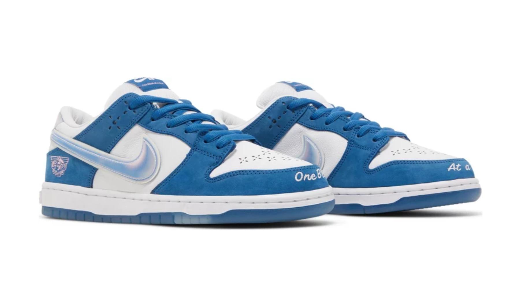 Nike Sb Dunk Low Born X Raised One Block At A Time in Blue for Men | Lyst