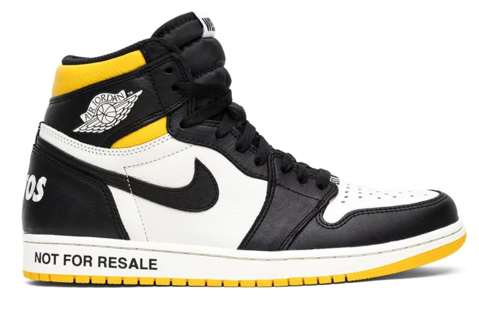 Nike Jordan 1 Retro High Not For Resale Varsity Maize in Black | Lyst