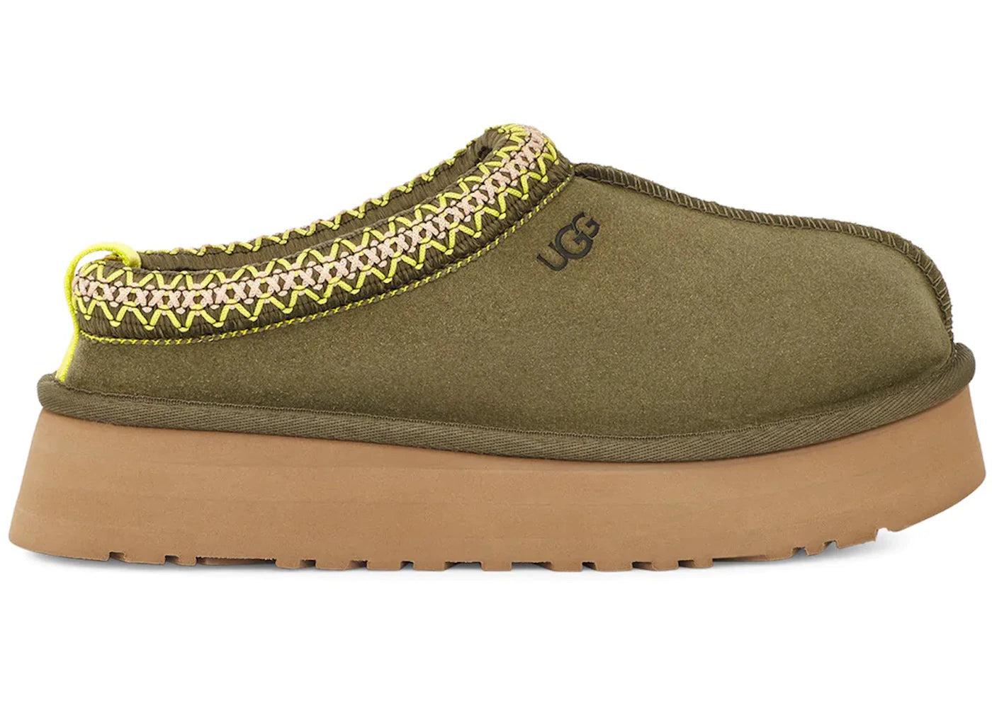 Olive green sales ugg slippers