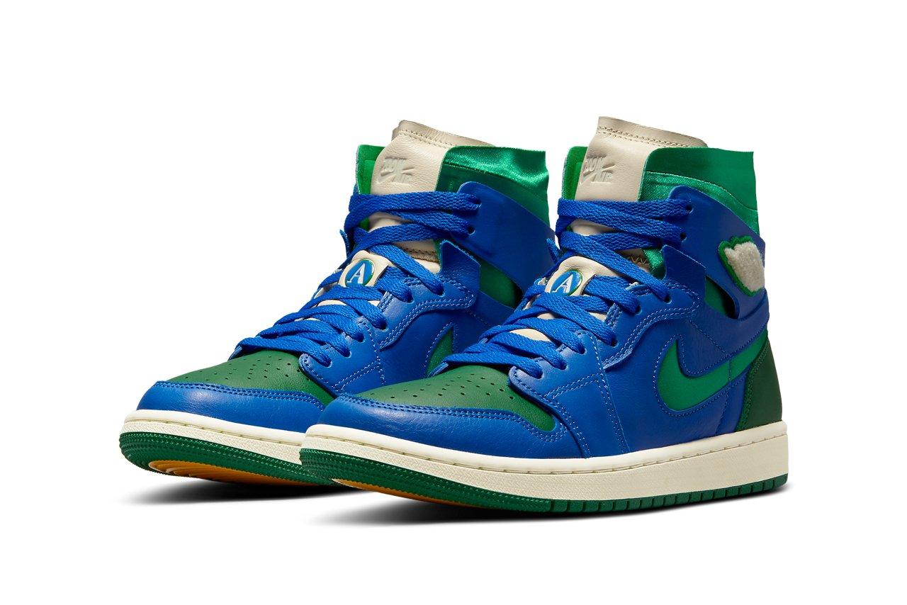 Nike Aleali May X Jordan 1 High Zoom Cmft Green/royal Blue | Lyst