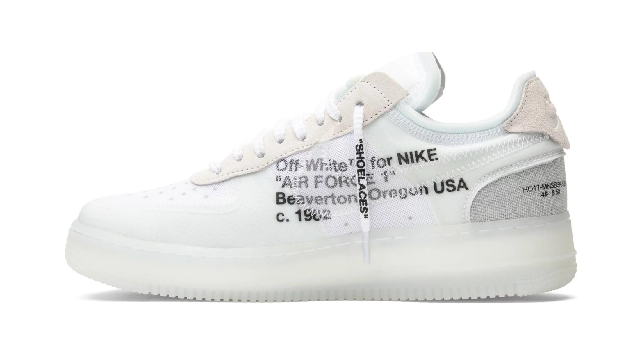 Off-White c/o Virgil Abloh Nike Air Force 1 Low in Black | Lyst