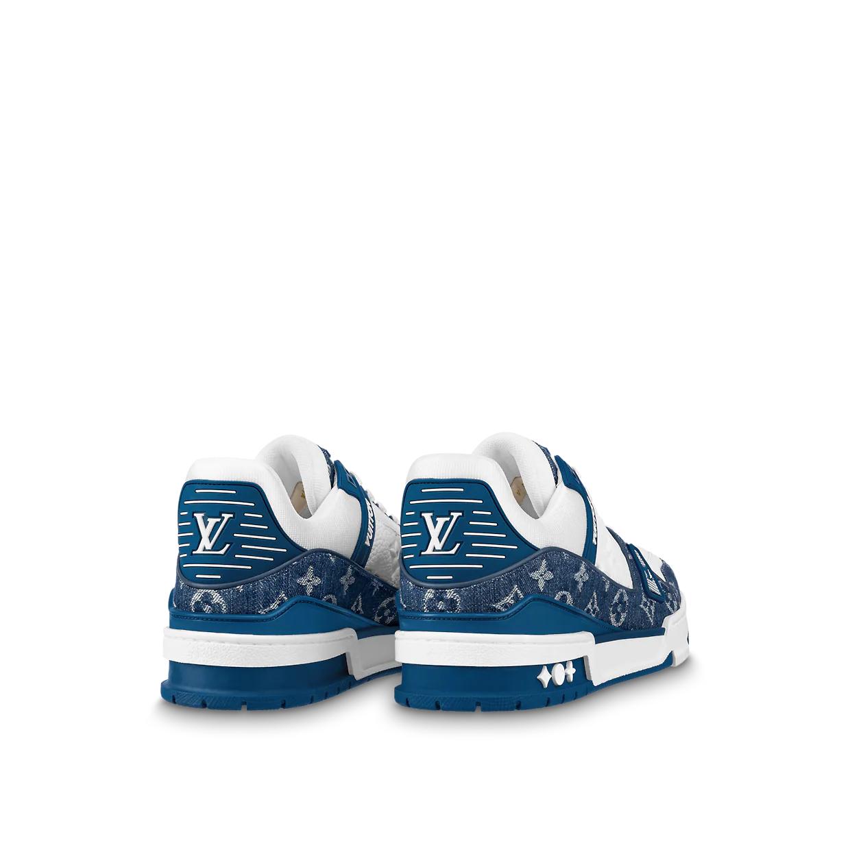 WMNS) LOUIS VUITTON LV Boombox Monogram High-Top Sneakers Denim-Blue -  KICKS CREW