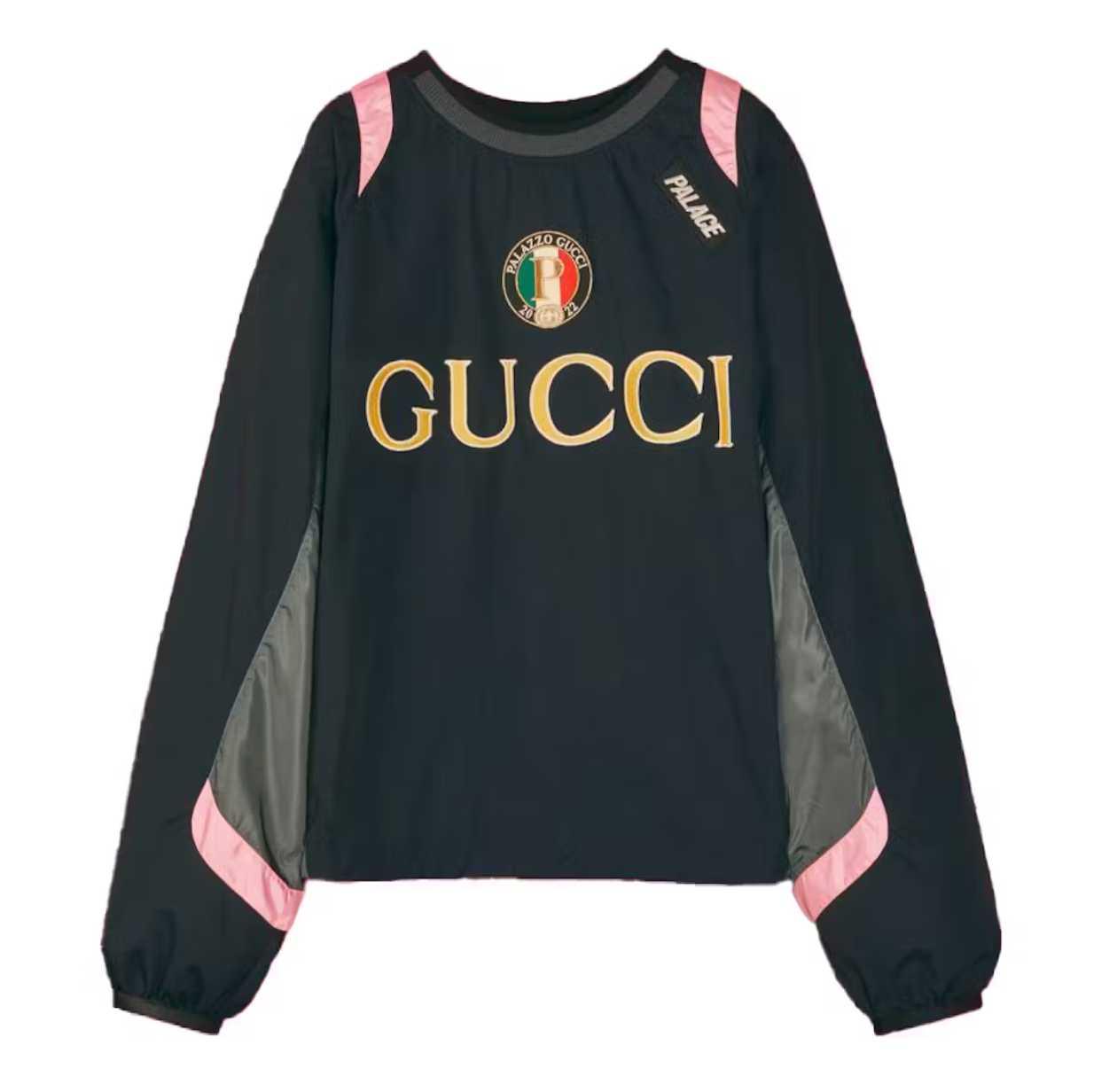 Palace Women's X Gucci Nylon Patches Track Jacket Black