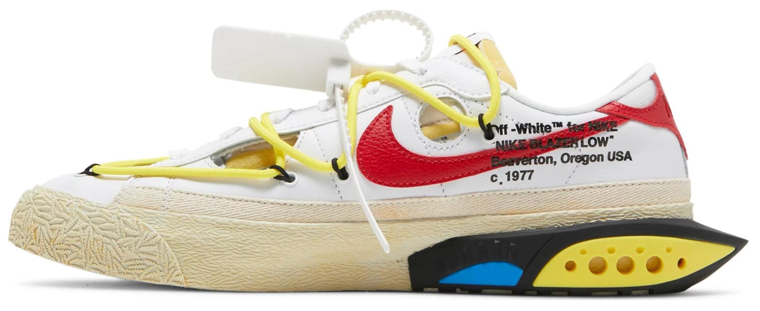Nike Blazer Low Off white University Red in Black Lyst UK