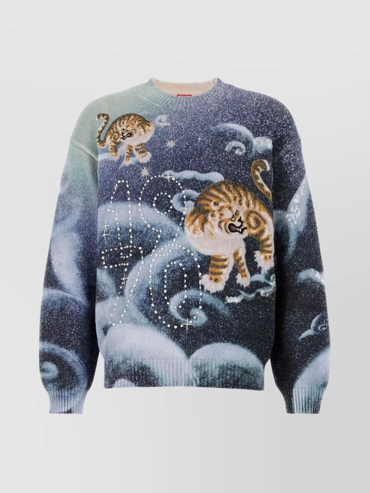 Zara men tiger print sweatshirt new arrivals