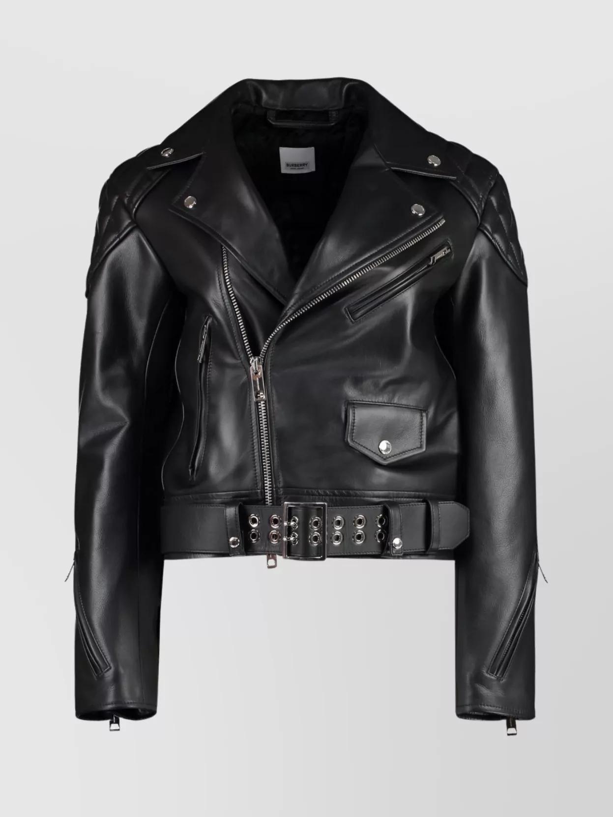 レザージャケット・コート Burberry Short Black Leather Jacket With Studs Burberry studded leather jacket- Felix Fashion Reviews - YouTube