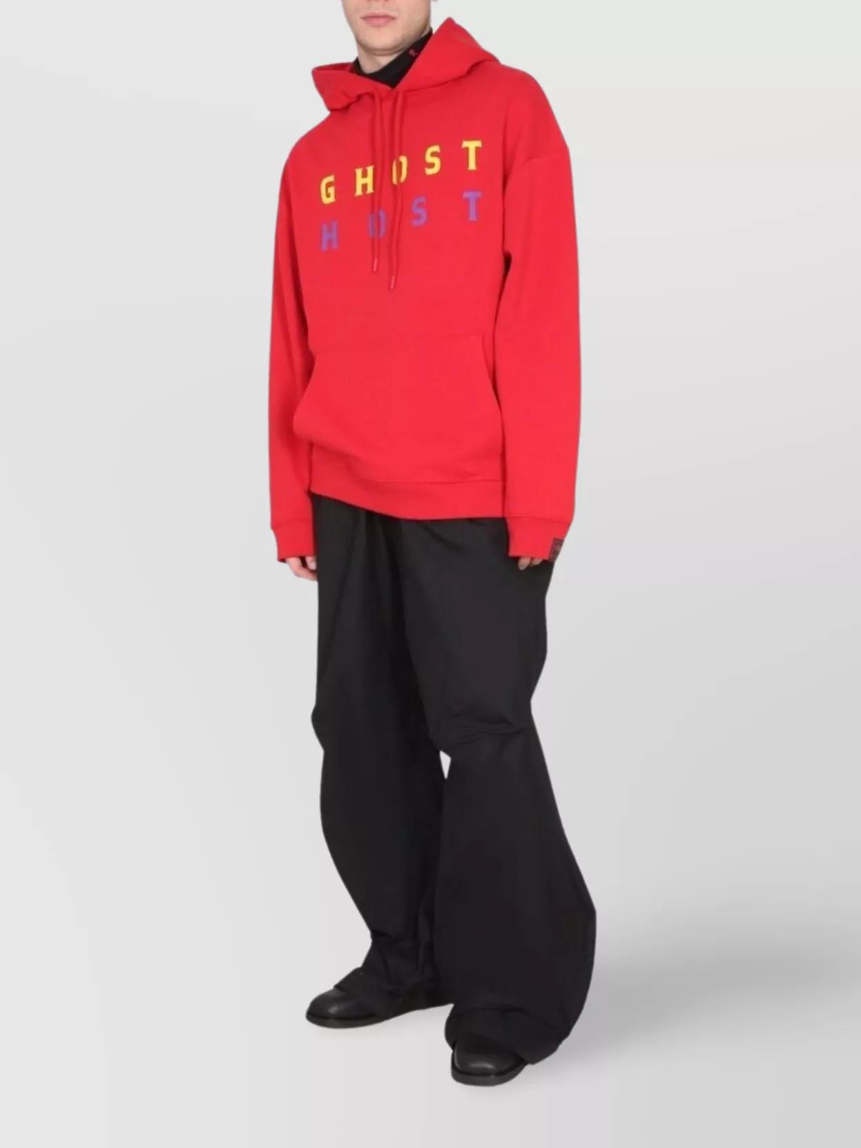 パーカー・フーディ RAF SIMONS FW22 SWEATSHIRT WITH LOGO (222-M160_190040030) RED Raf Simons SWEATSHIRT WITH LOGO (222M160) – LOZURI®