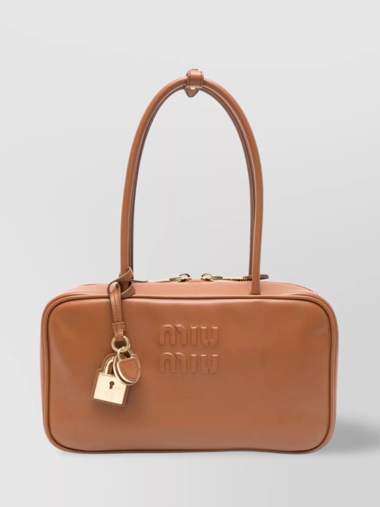 バッグ MIUMIU meatless logo shoulder bag Miu Miu Shoulder bags for Women | Online Sale up to 27% off
