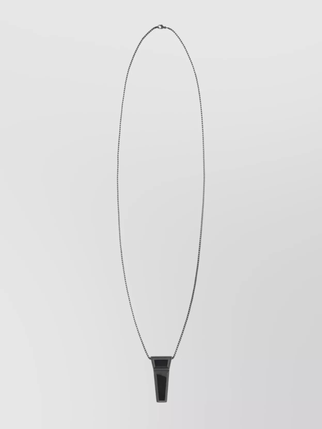 ネックレス・チョーカー RICK OWENS SILVER CUNT NECKLACE IN L Rick Owens Necklaces for Men | Online Sale up to 41% off | Lyst