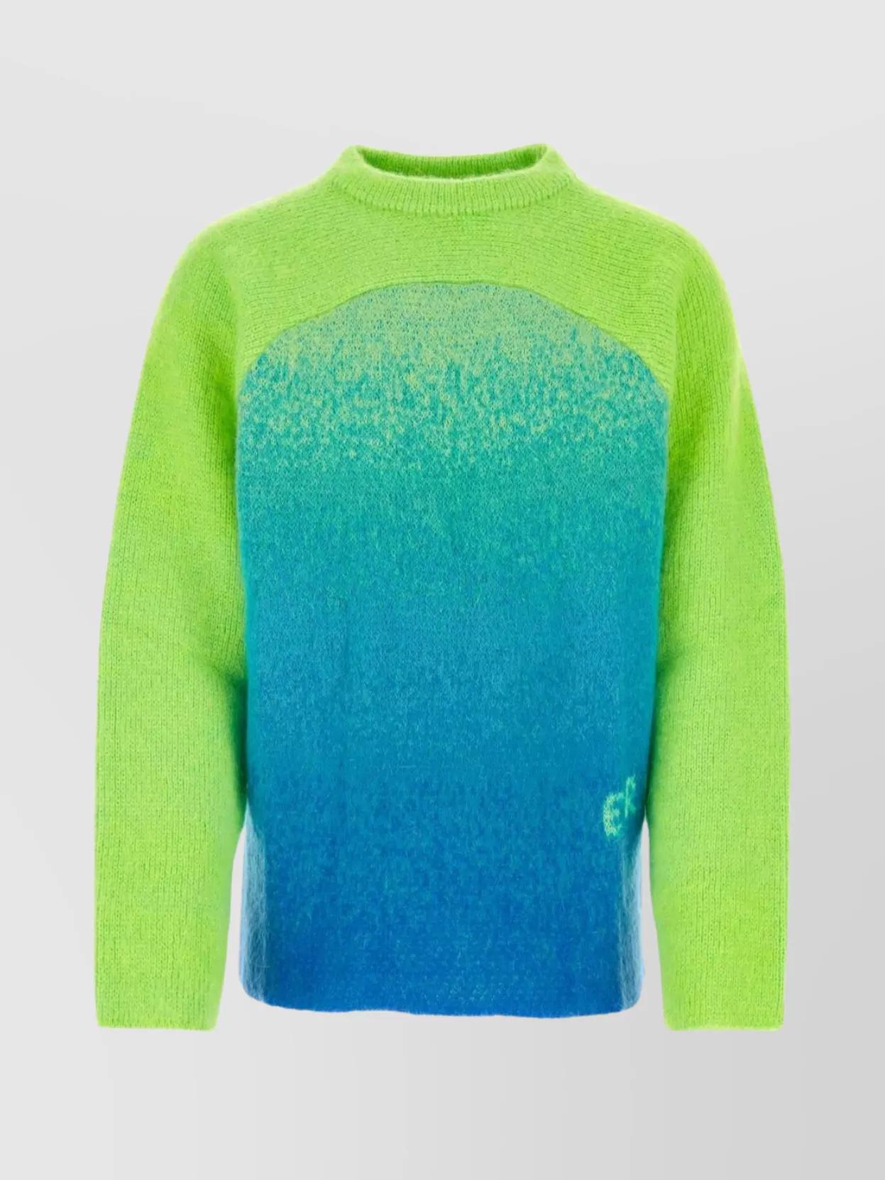 $925 ファッション ☆ERL mohair gray Blue Knit