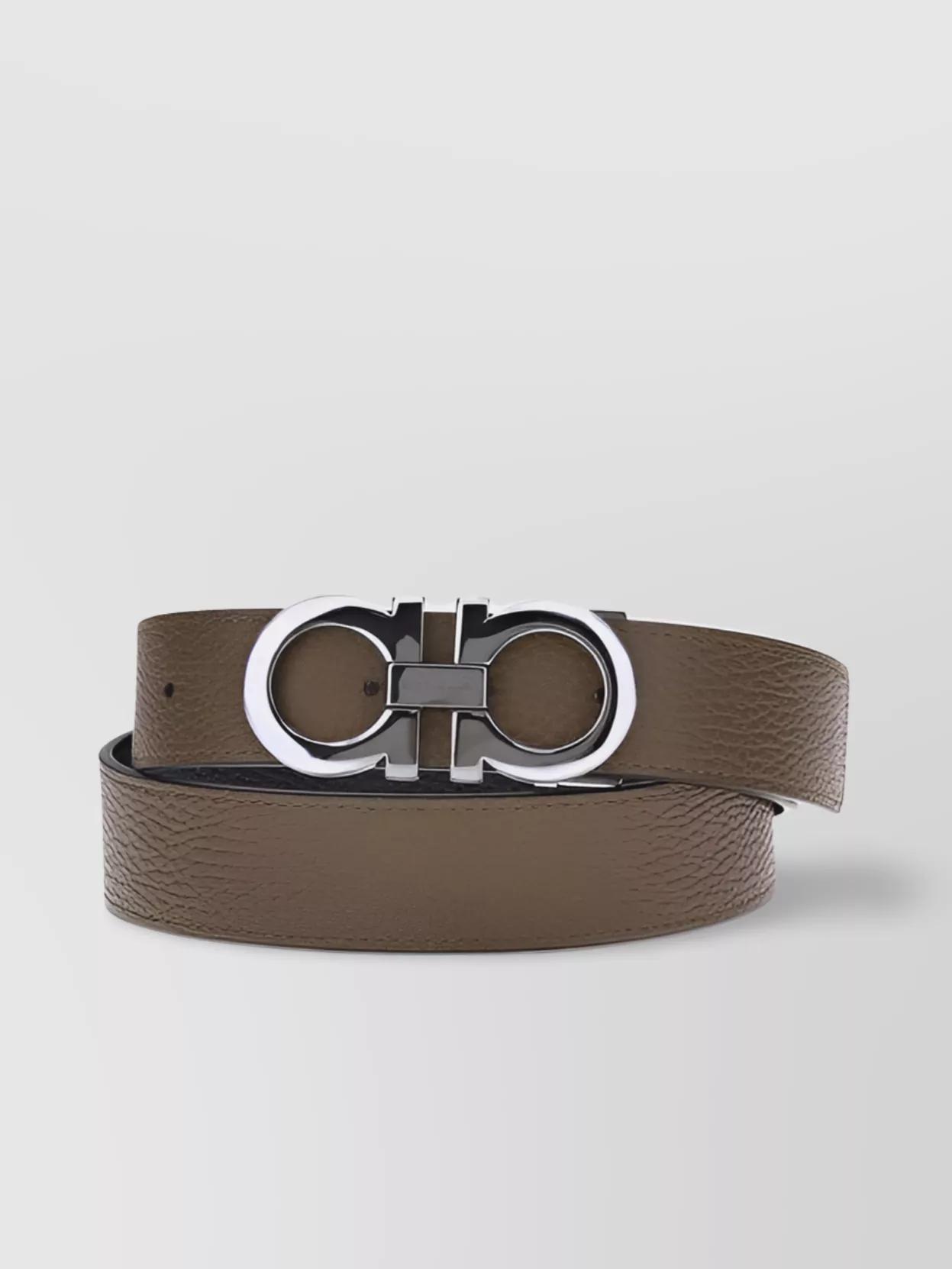 FERRAGAMO ● 牛革ベルト Brown Brown Ferragamo Belts for Men | Lyst