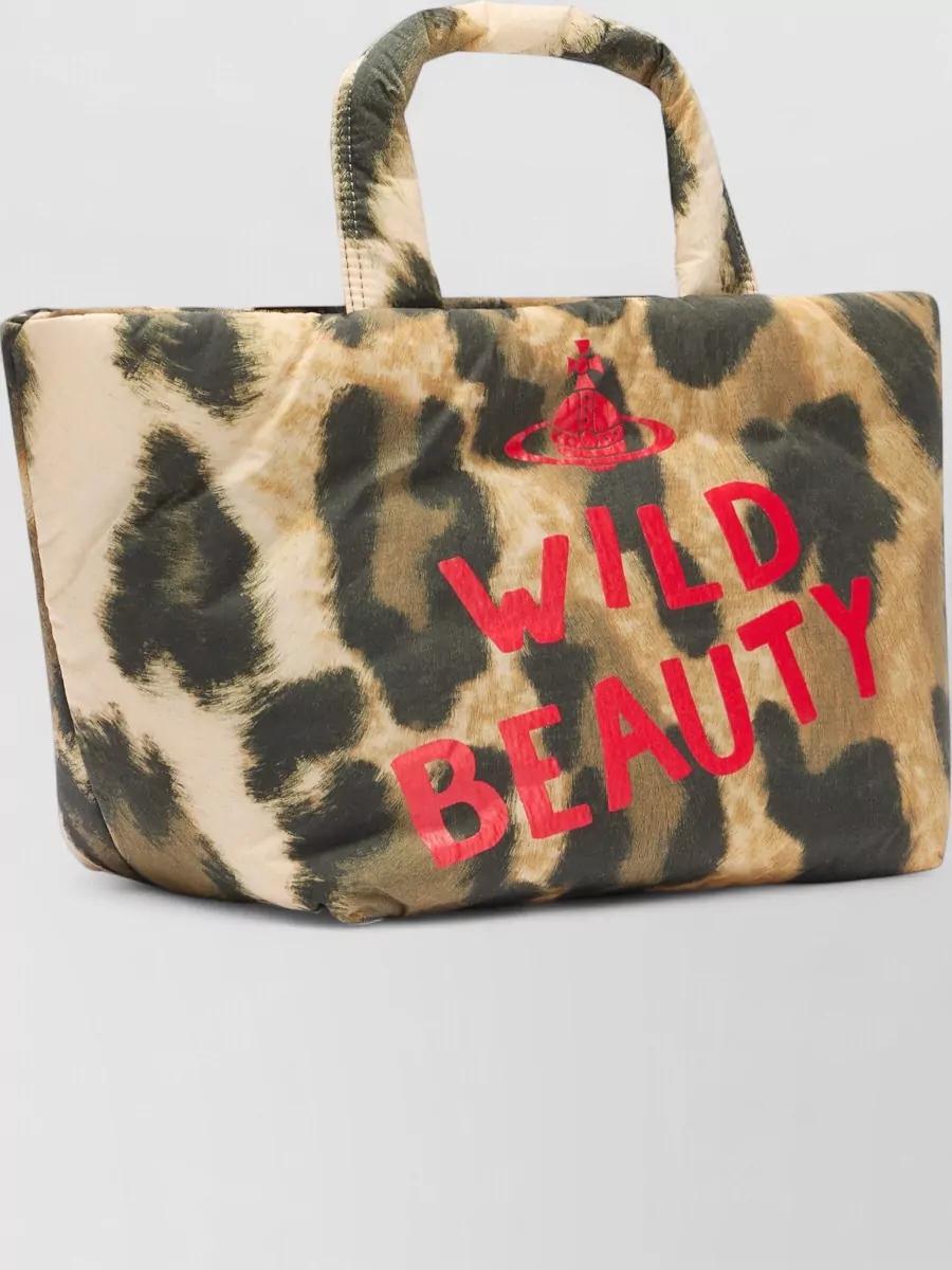 Vivienne Westwood Medium Nylon Leopard-Print Tote Bag | Lyst UK