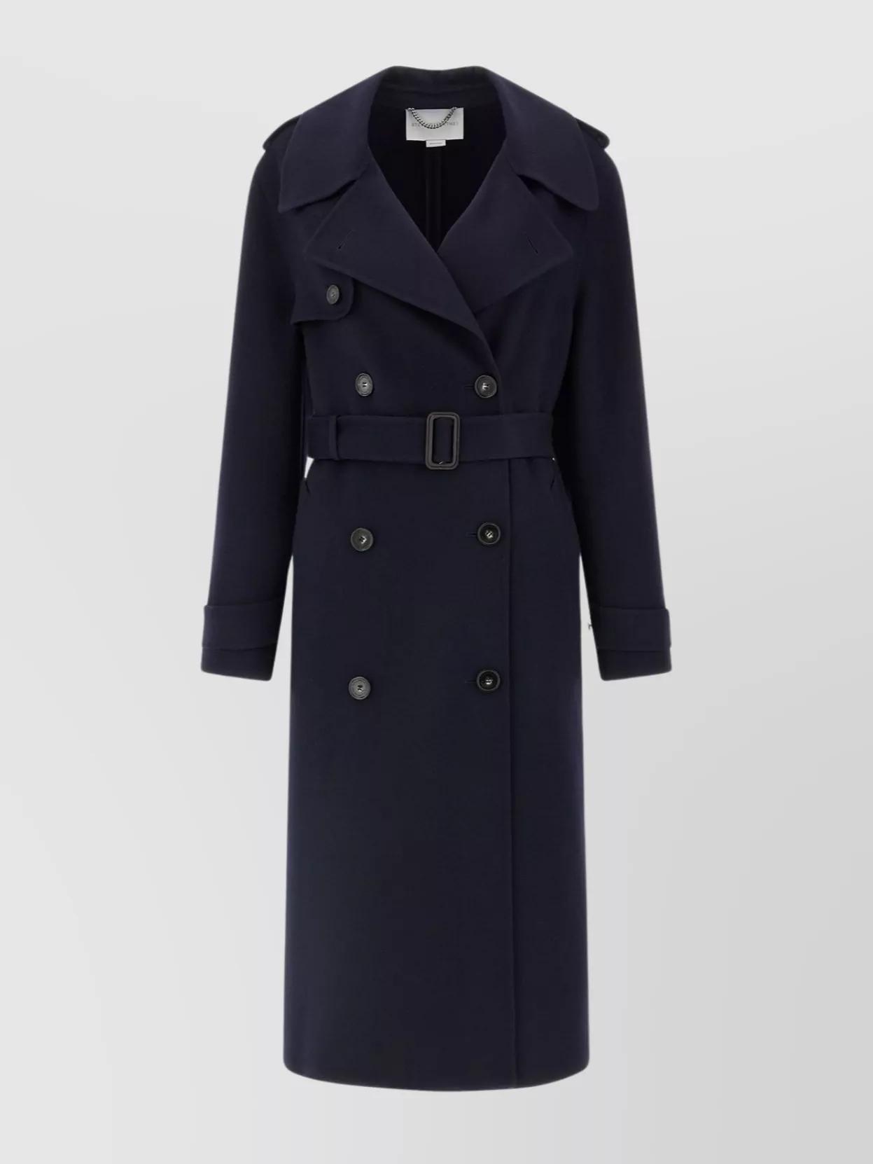 新品 Stella McCartney 46 比翼 トレンチコート ロング 最終値下げ！ステラマッカートニー新品トレンチコート！男女兼用