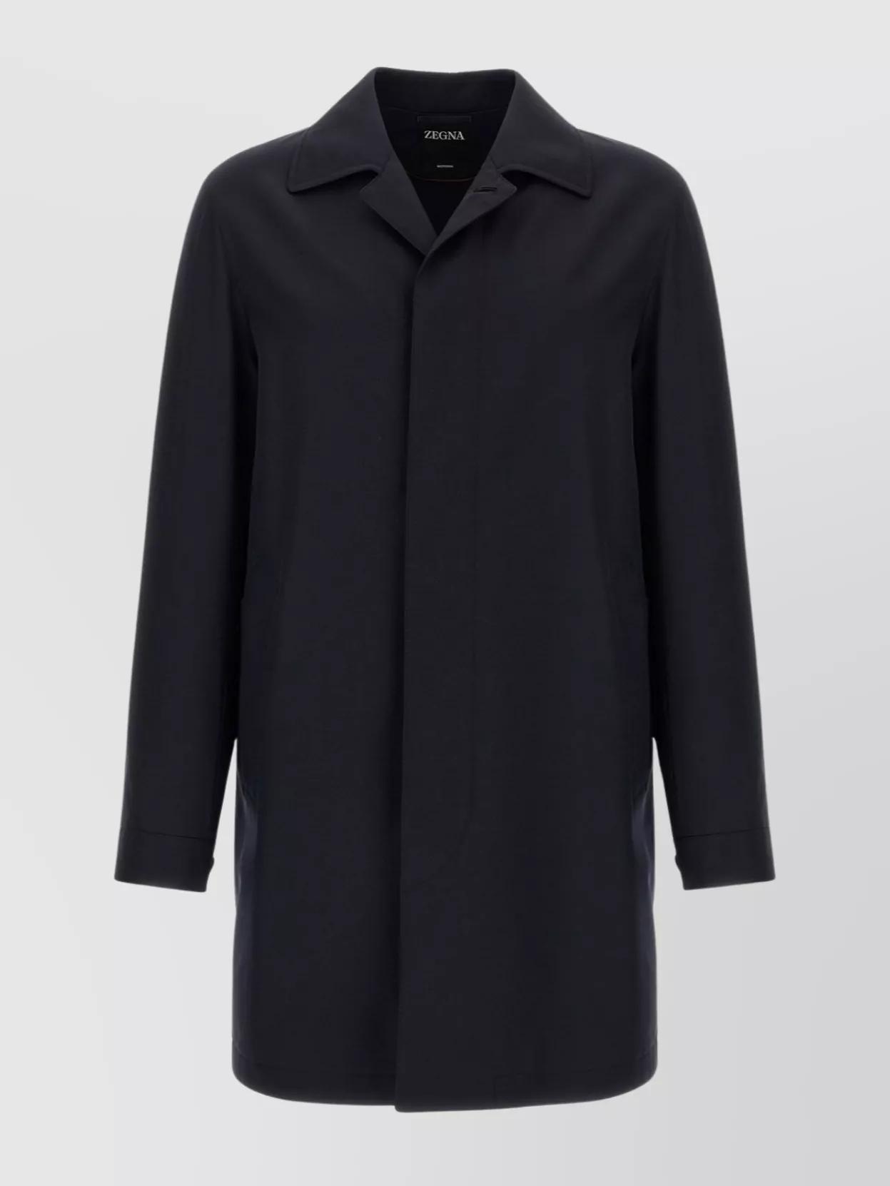 Ermenegildo Zegna（ゼニア）ビジネス 黒 サイズ:44/44(L位