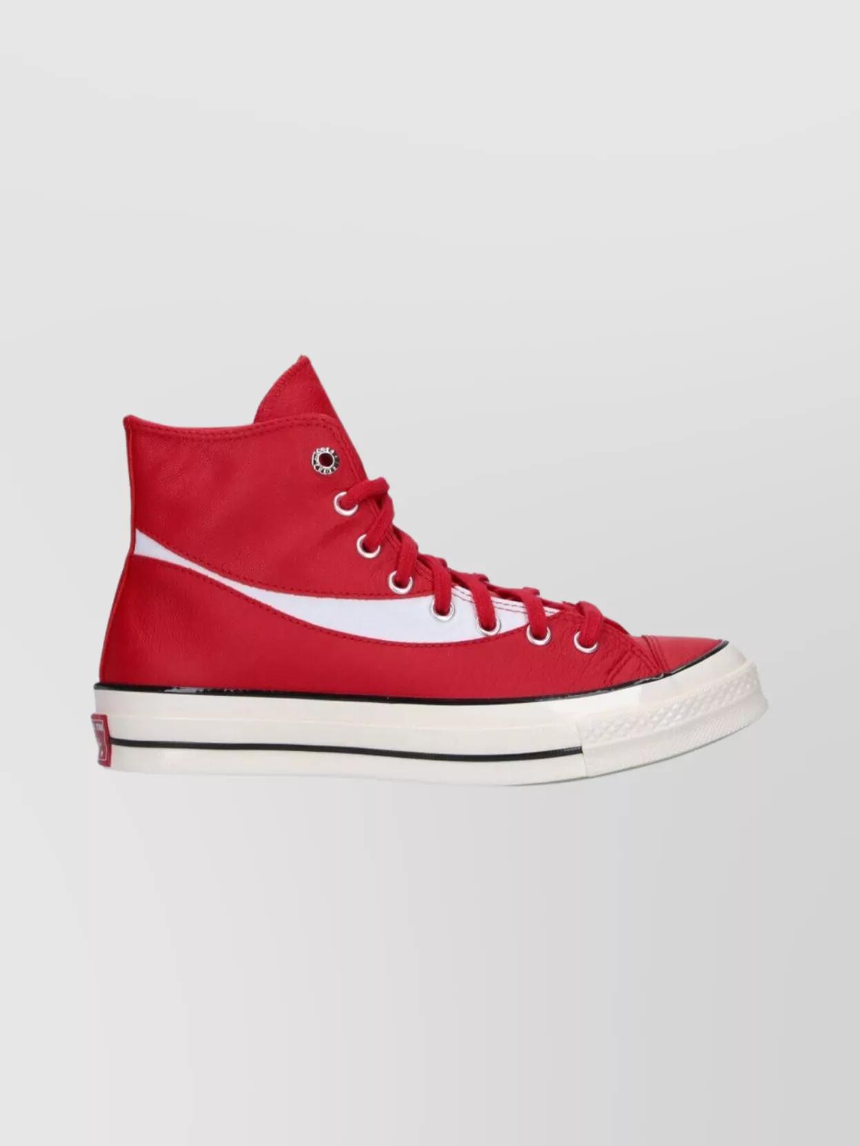 Converse Low Profile Sneakers Featuring Contrast Stripe in Red Lyst