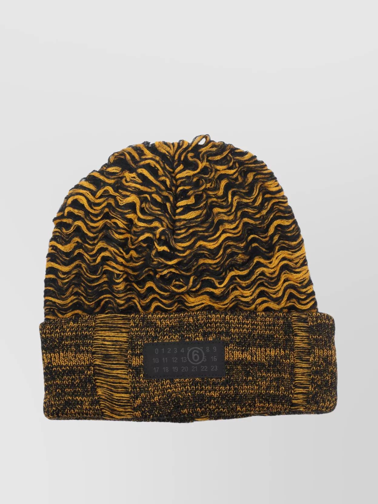 帽子 maison martin margiella 10 knitcap men's Maison Martin Margiela Ribbed Knit Beanie - Size M