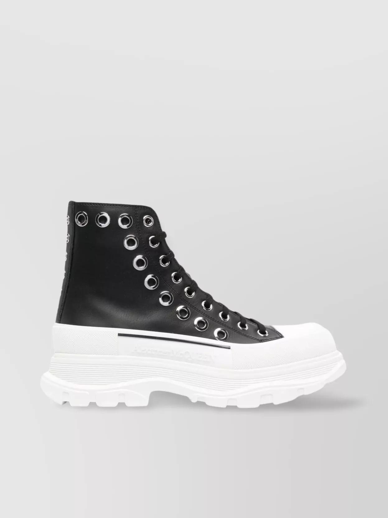 Alexander McQueen Tread Slick High Sneakers for Men - Up to