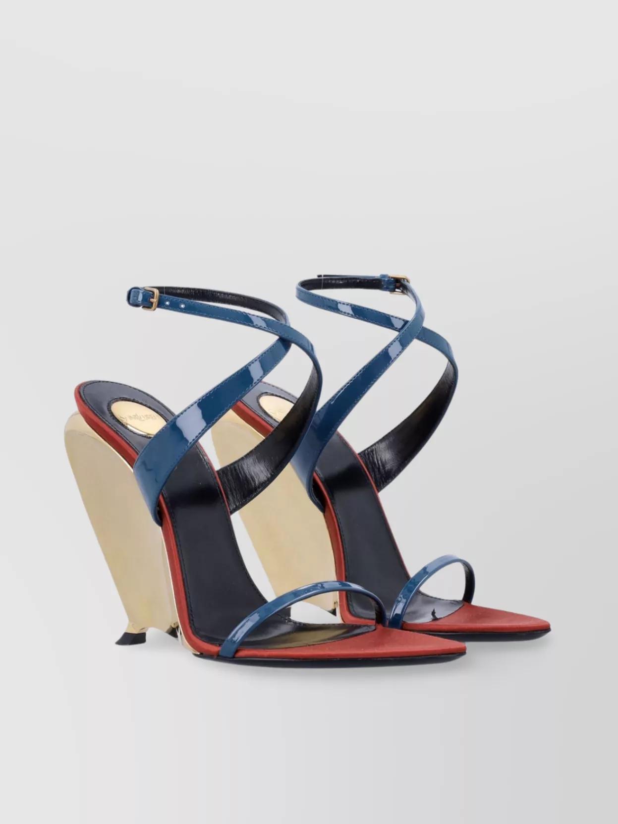 Women's Saint Laurent Wedge sandals Lyst