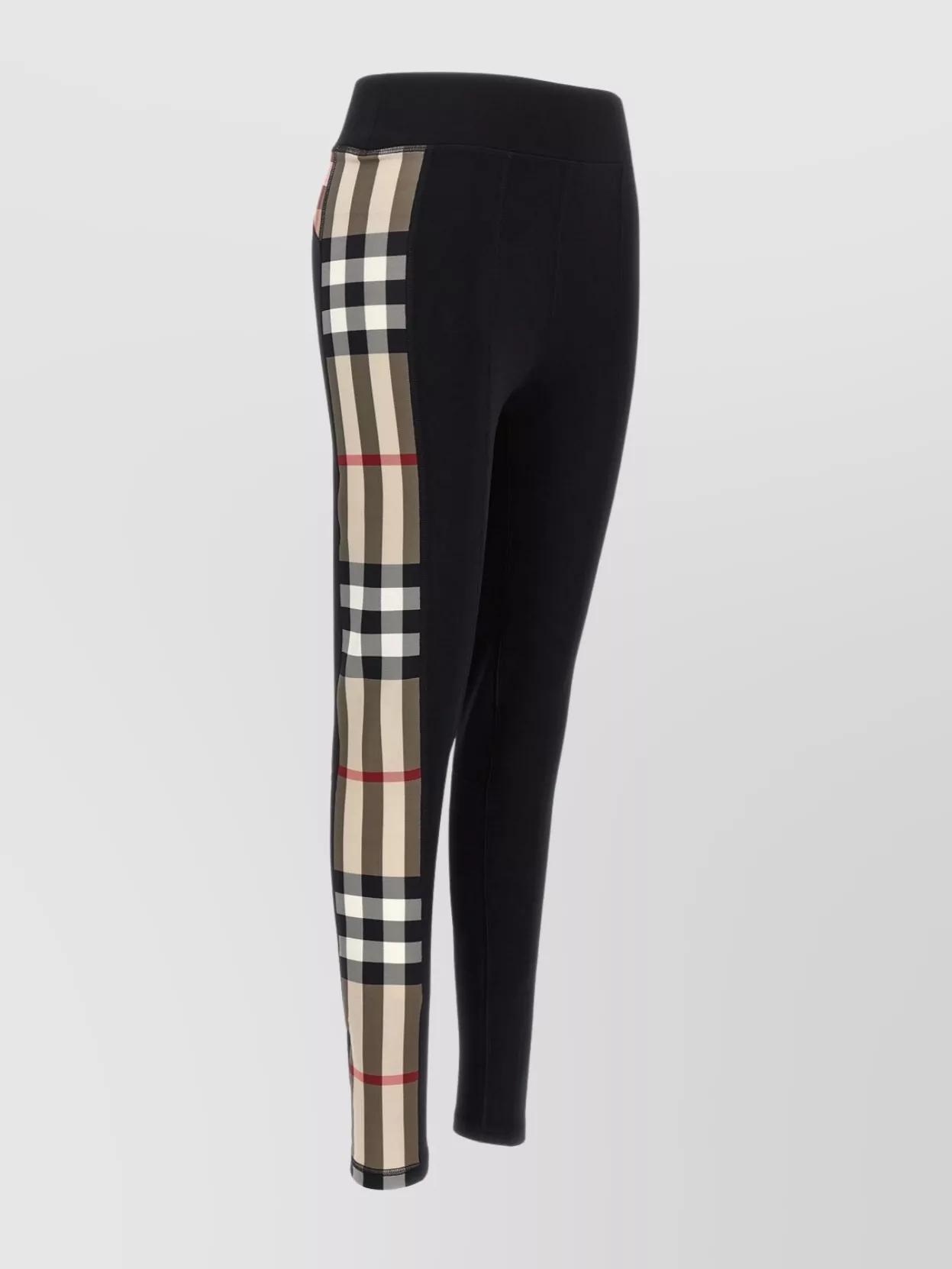 【送料&関税込】Burberry Madden Leggings Burberry Madden Check Legging in Birch Brown | FWRD