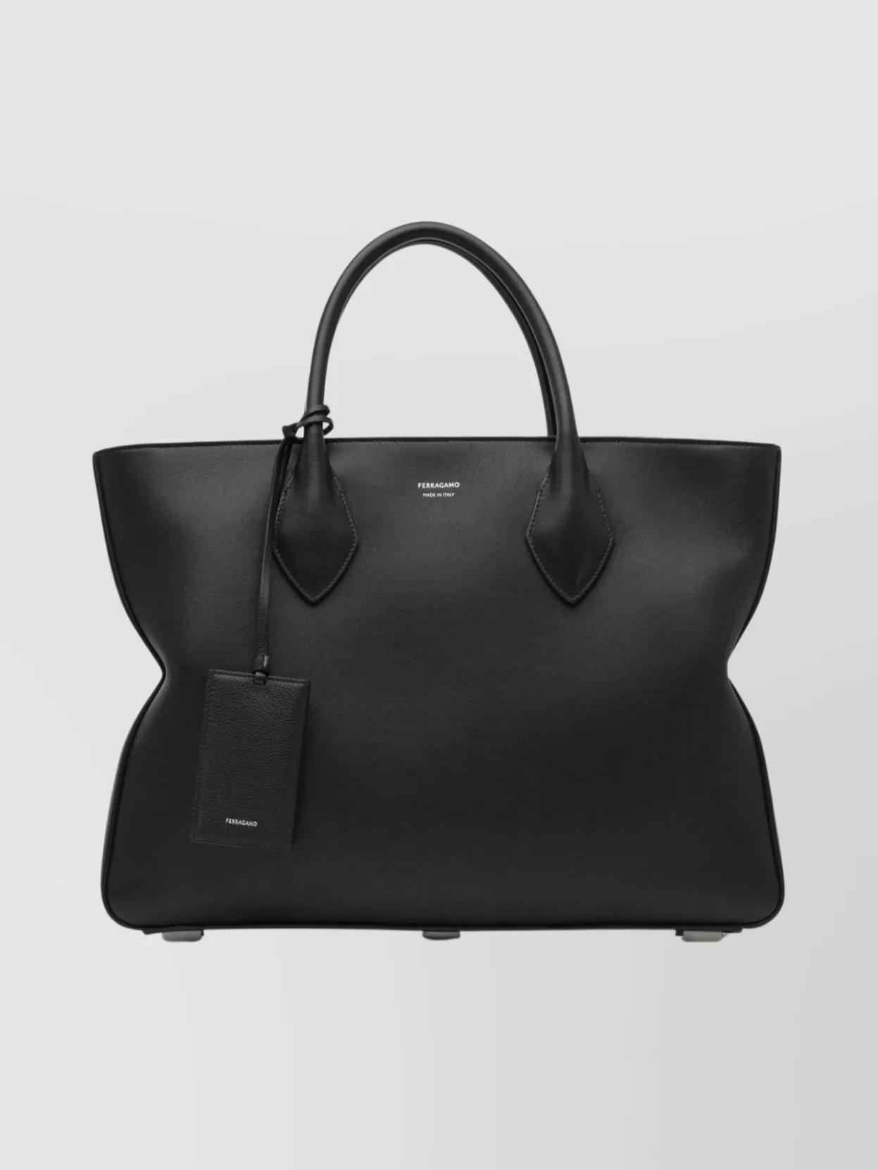 トートバッグ Salvatore Ferragamo Sand Canvas Shopping Bag フェラガモ トートバッグ バッグ レディース ガンチーニ