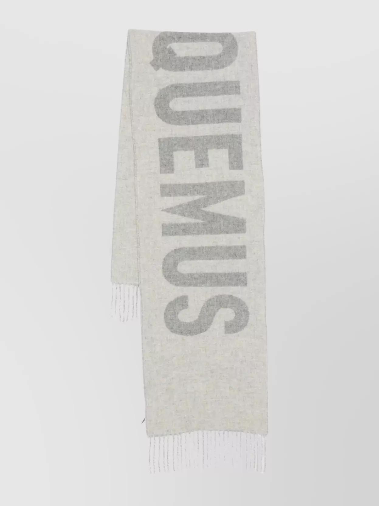 JACQUEMUS★フリンジロゴマフラー JACQUEMUS(ジャックムス) マフラー・ストール(レディース