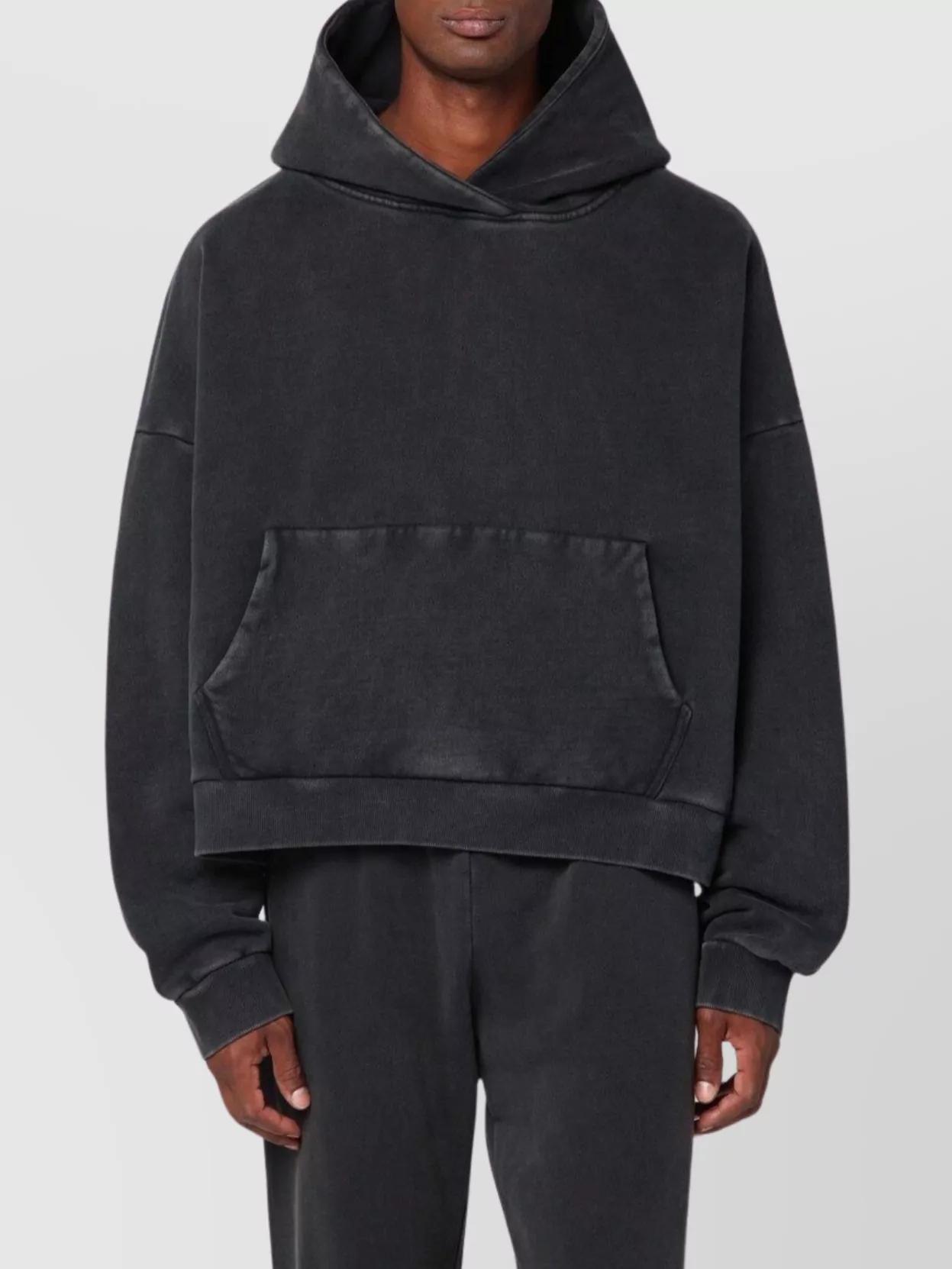 パーカー・フーディ ENTIRE STUDIOS BLACK HOODIE IN COTTON Entire Studios Black Full Zip Hoodie Entire Studios
