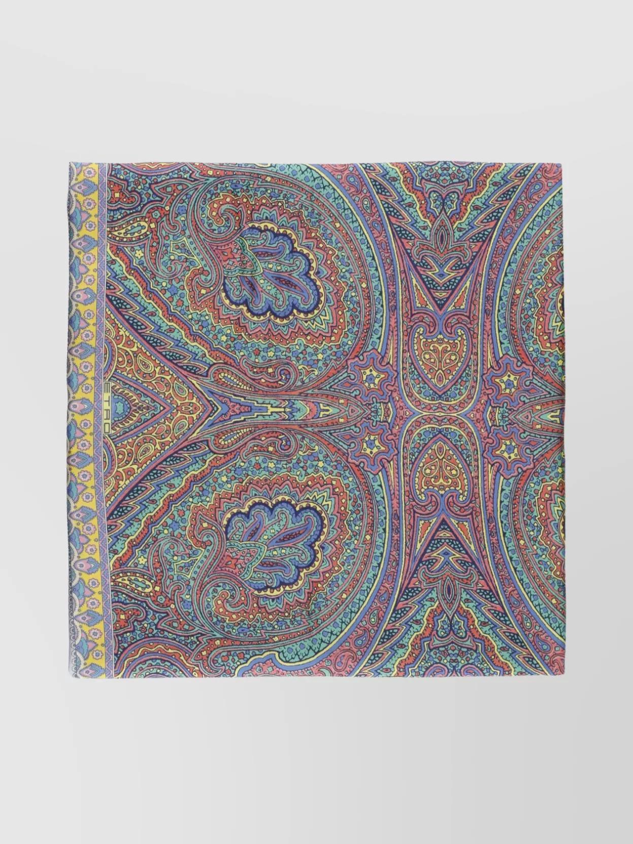 【送料&関税込】Etro Scarf Etro Paisley Silk Scarf | Saks Fifth Avenue
