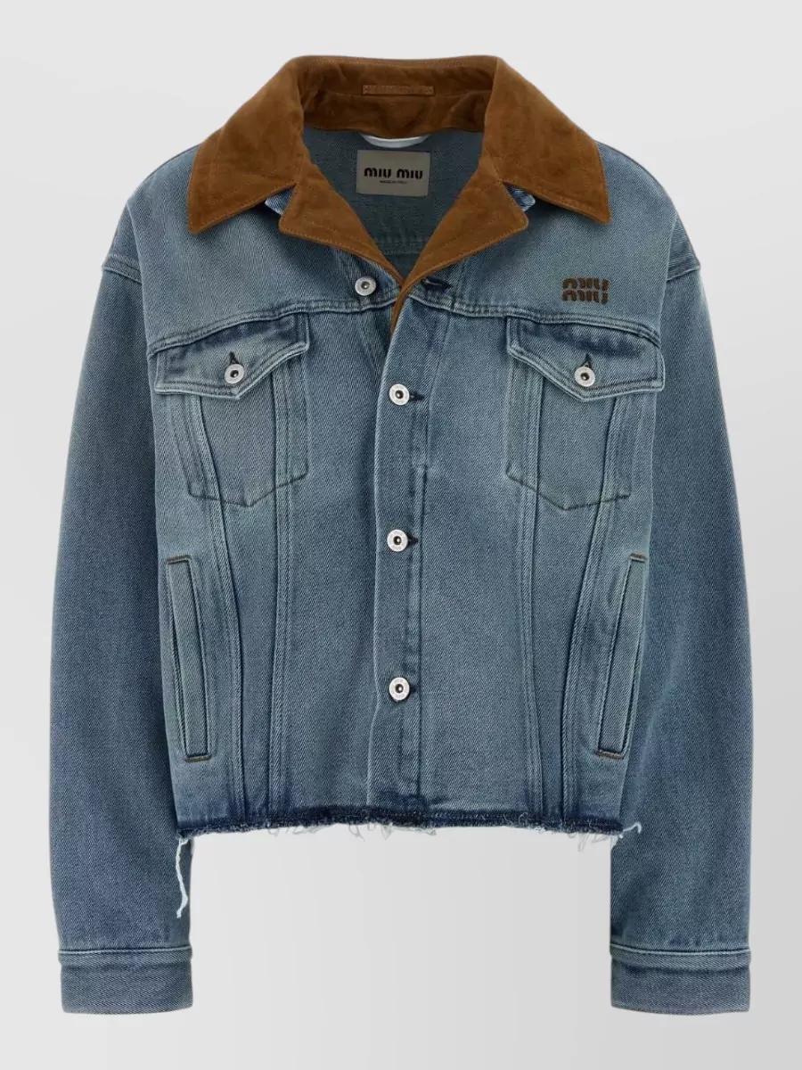 Miu Miu Jean and denim jackets for Women | Online Sale up to 33
