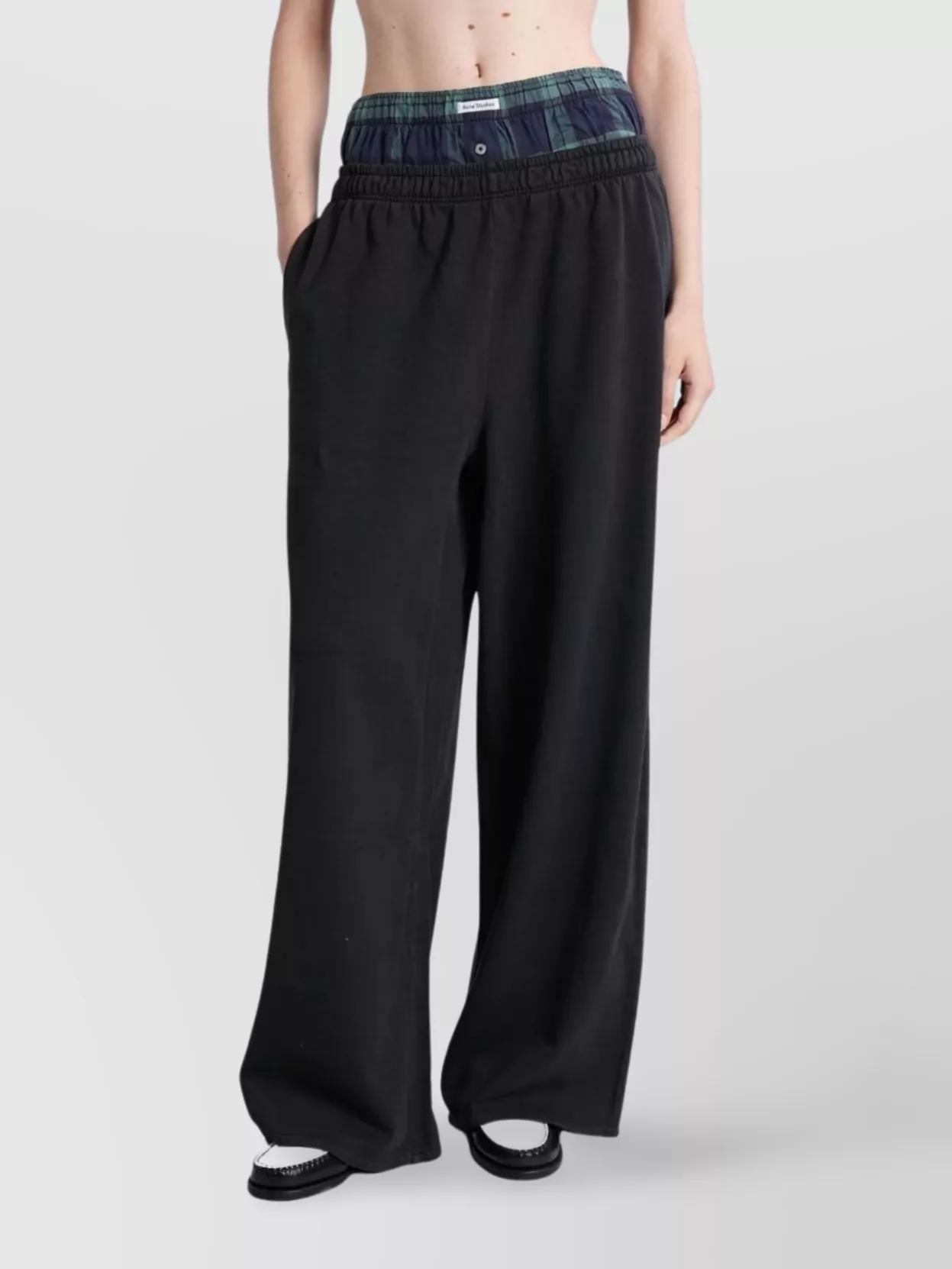 パンツ ACNE STUDIOS Women Straight Pants A00431228 BLUE TROU001062-AQU53753155_grande.