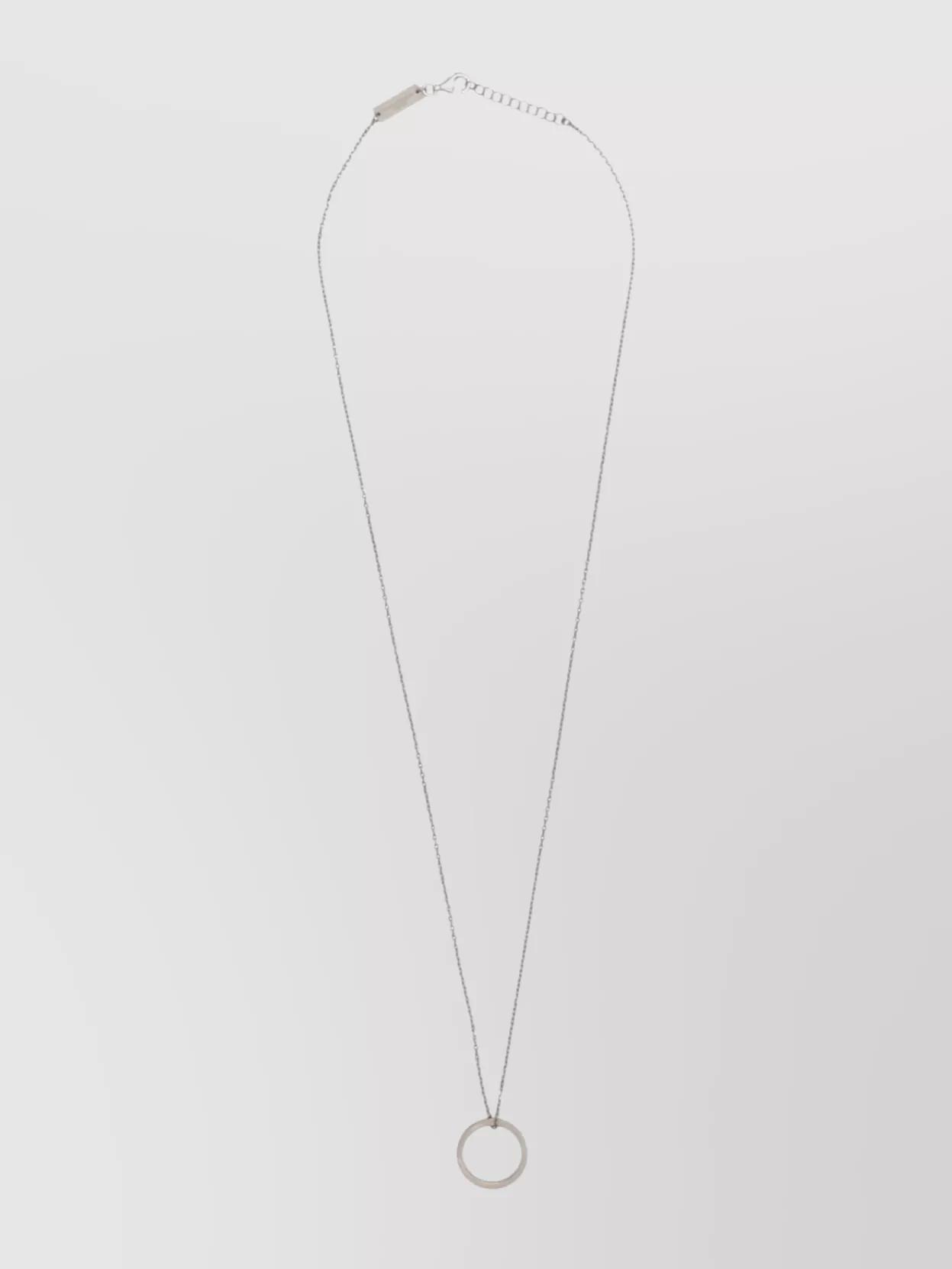 【関税＆送料込み】Maison Margiela Jewellery Maison Margiela Logo Ring Necklace | italist