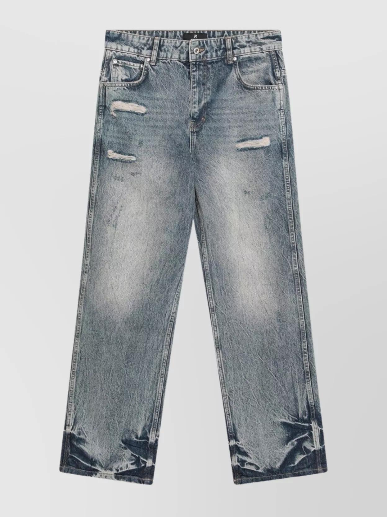 REPRESENT｜JEANS (M07064 01) REPRESENT M07064 STRAIGHT LEG DENIM BLACK - Probus