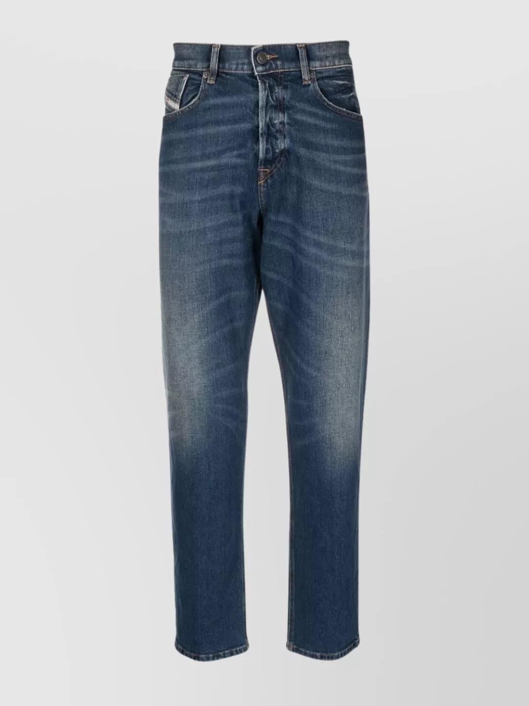 DIESEL Straight Jeans 22aw サイドジップデニムパンツ SIDE ZIP WIDE DENIM PANTS/サイドジップワイドデニムパンツ