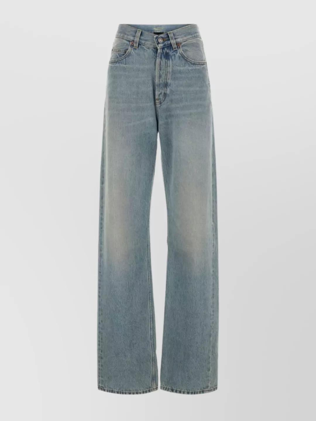 Women's Saint Laurent Wide-leg jeans | Lyst