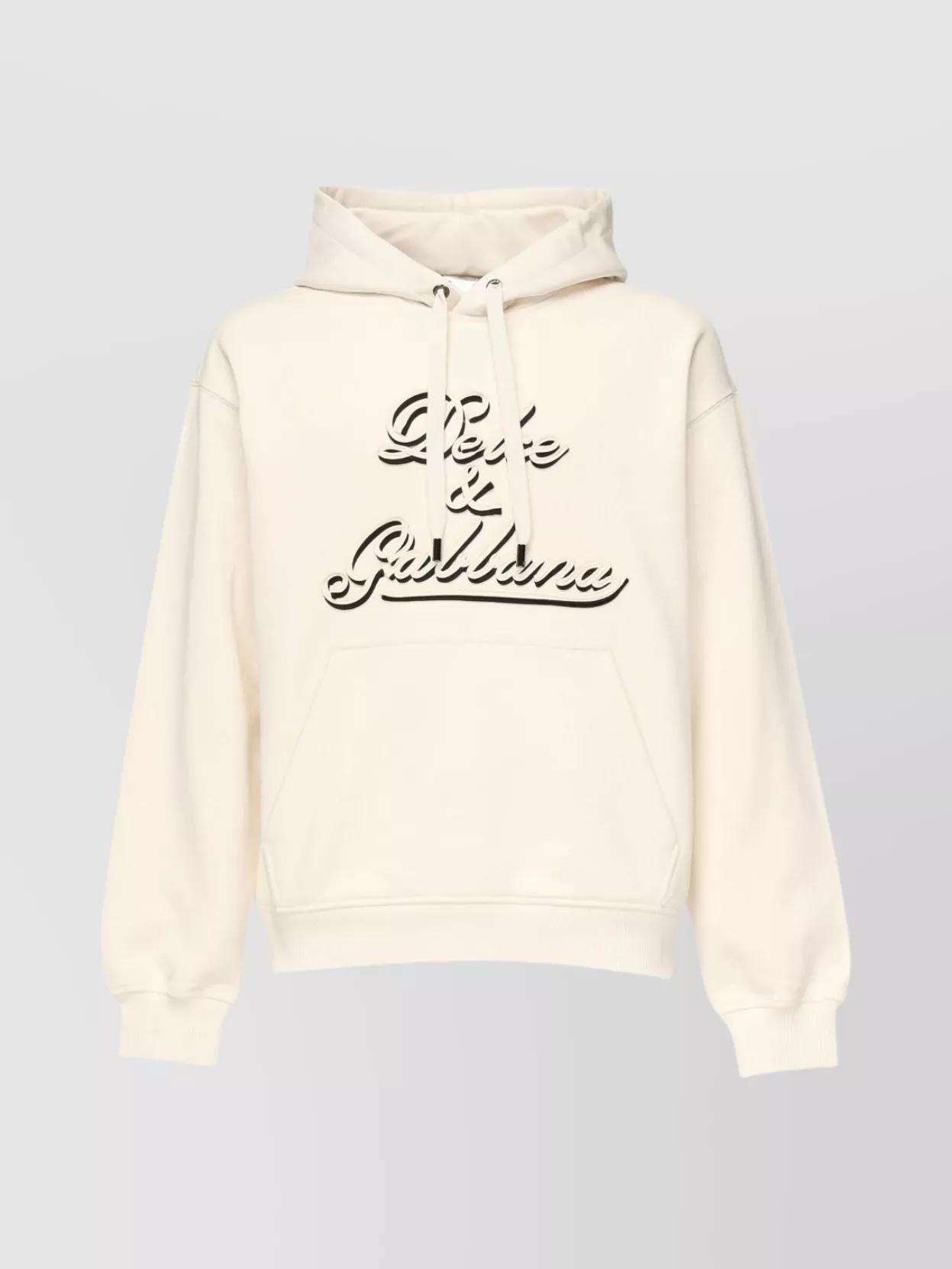 パーカー・フーディ Dolce & Gabbana Cotton Sweatshirt With Subtle Logo Plaque Men's sweatshirts: hooded or non-hooded | Dolce&Gabbana®