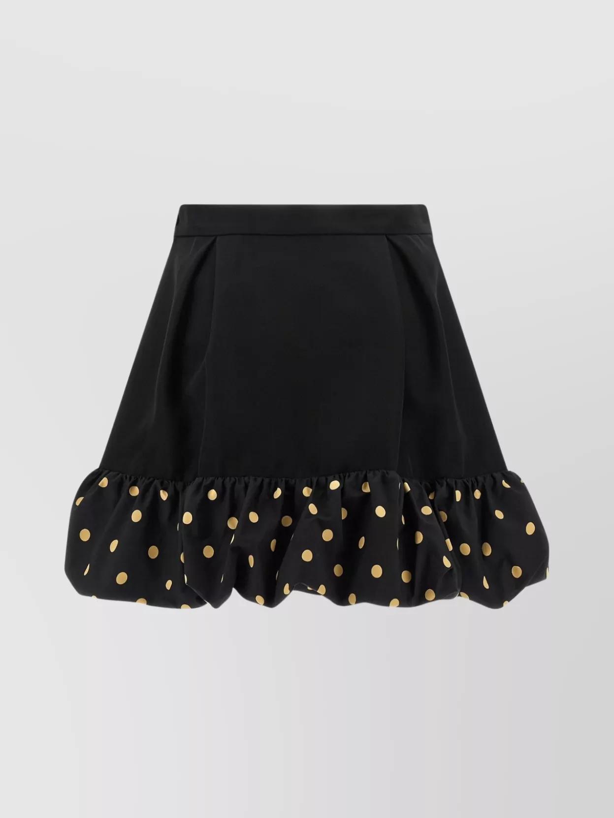 スカート hitomi memory dot jacquard skirt / black hitomi memory dot jacquard skirt / black