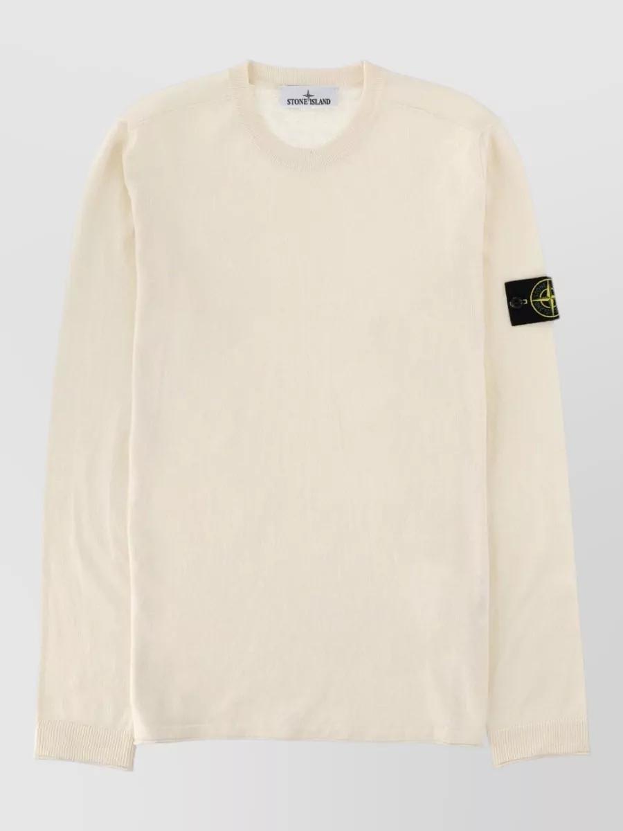 ストーンアイランド COTTON CREWNECK LONG SLEEVE Men's Stone Island Long-sleeve t-shirts | Lyst