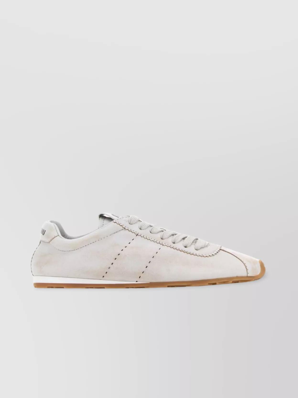 miu miu nappa leather sneakers
