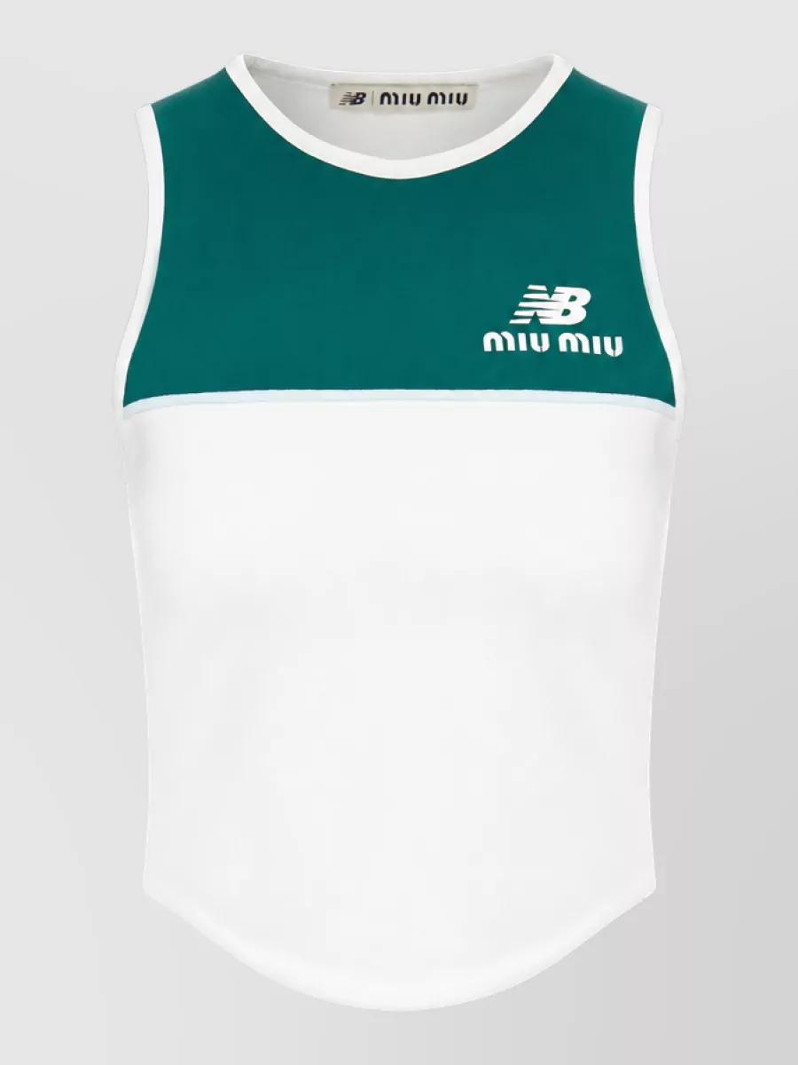 Miu Miu Sleeveless and tank tops for Women | Online Sale up to 62