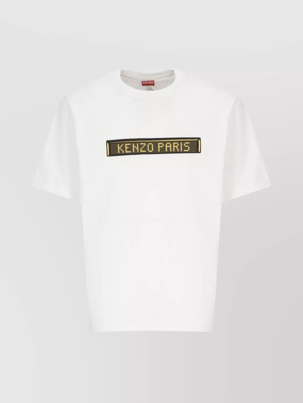 【新品】KENZO PARIS LIGHTHOUSE SLIM T-SHIRT Slim Fit Lighthouse Logo T-Shirt Off White | KENZO | EQVVS