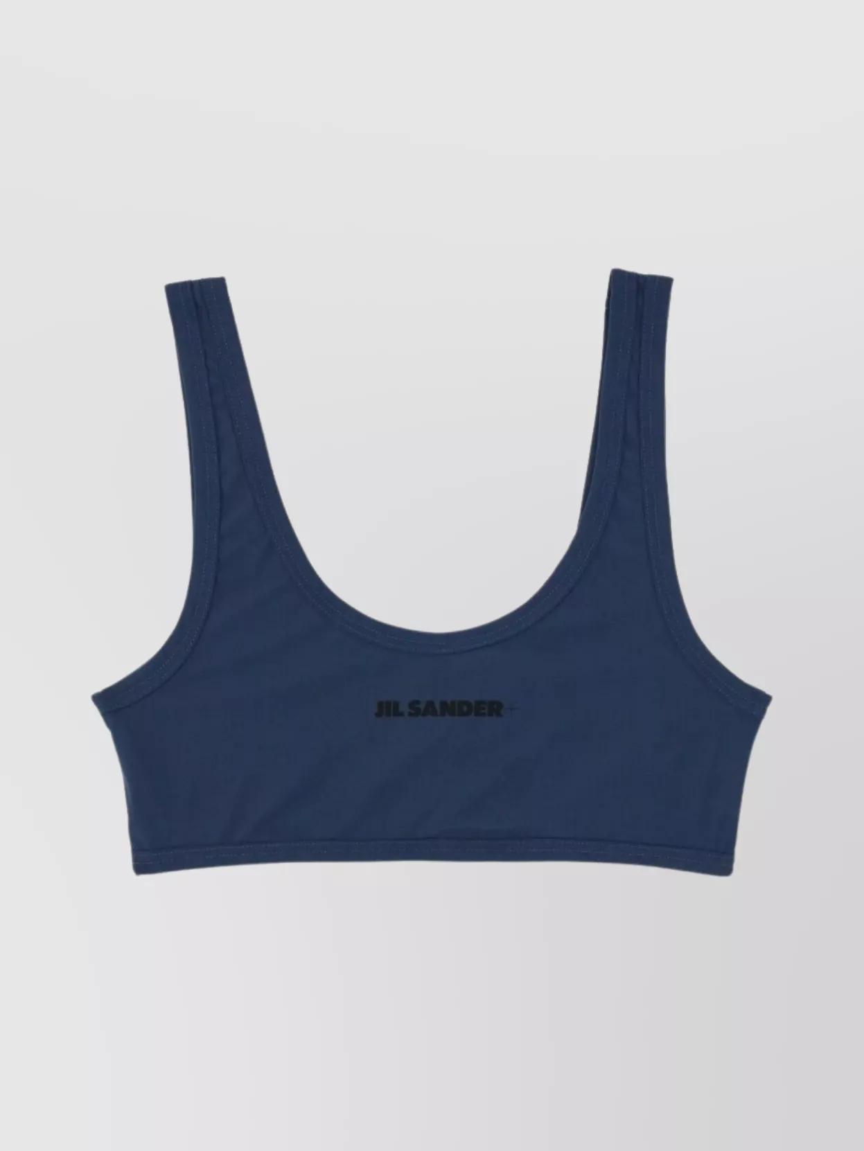 Tシャツ・カットソー JIL SANDER LOGO BIKINI TOP Jil Sander Beachwear and swimwear outfits for Women | Online