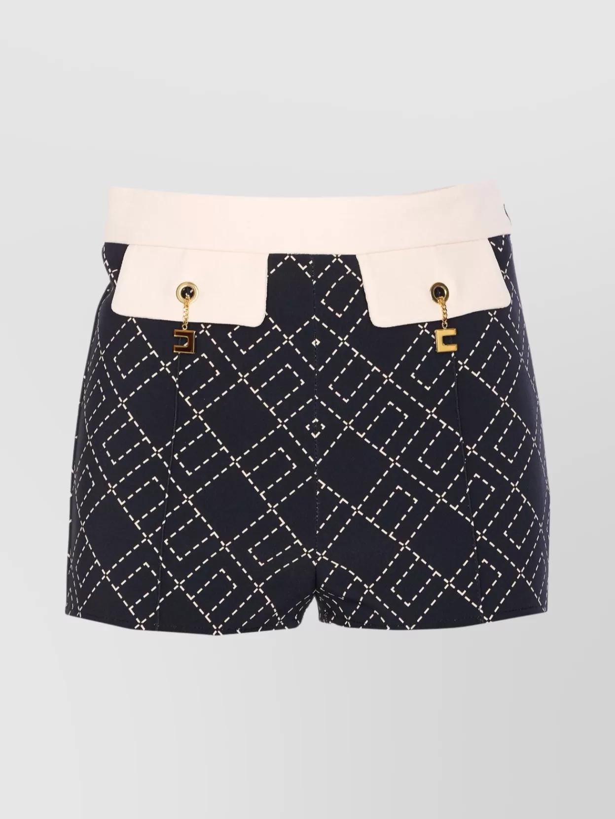 Elisabetta Franchi Shorts for Women | Online Sale up to 55