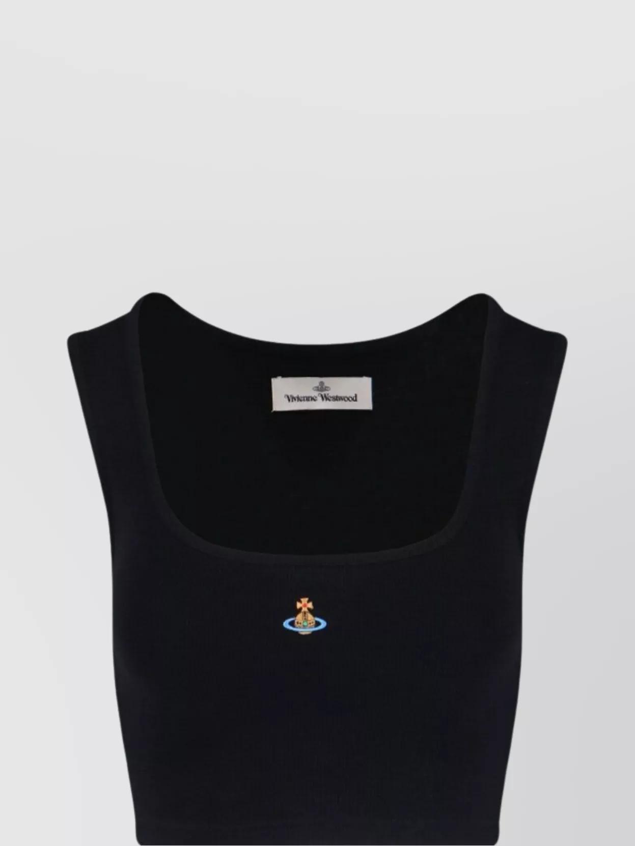 Vivienne Westwood Red Label Orb Embroidered Tank Top for