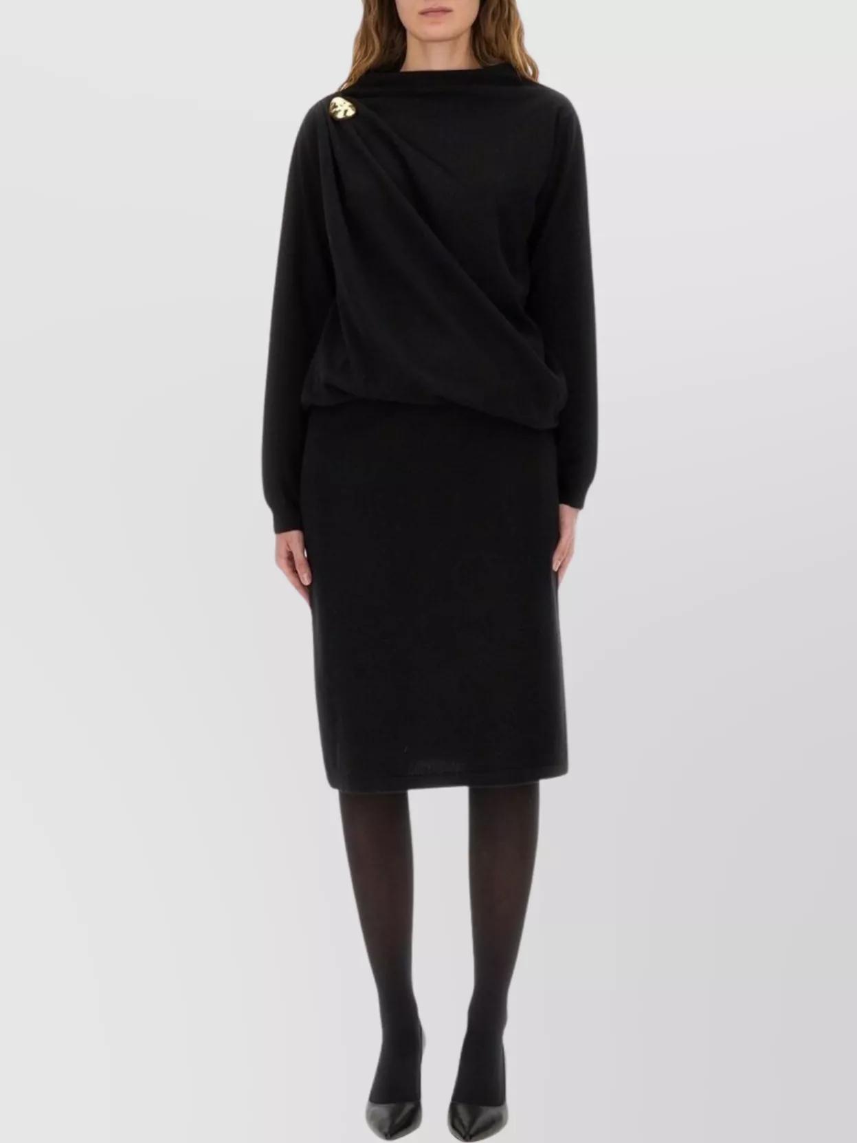 パーティードレス FABIANA FILIPPI Cotton-blend dress with diamond thread パーティードレス FABIANA FILIPPI Cotton-blend dress with