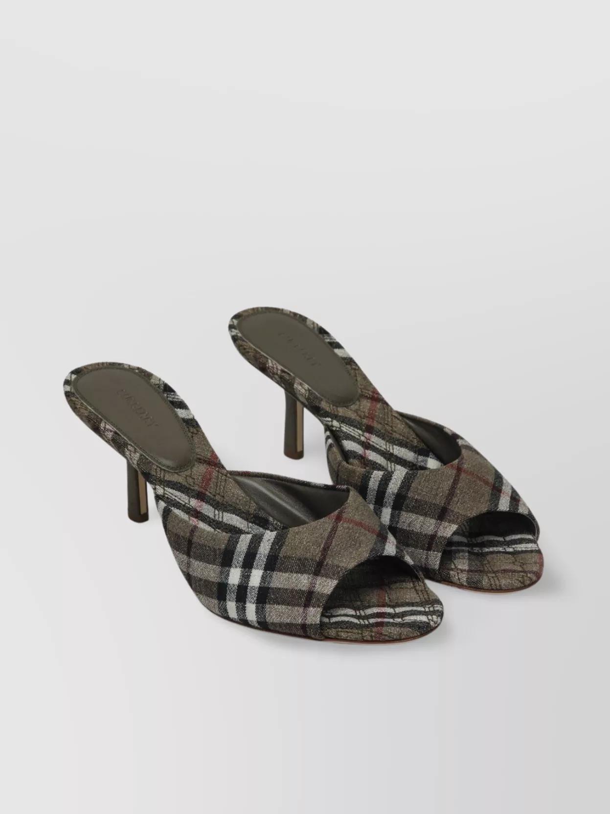 サンダル・ミュール Burberry Check Mules 0400022083461_ARTICHOKE?wid=