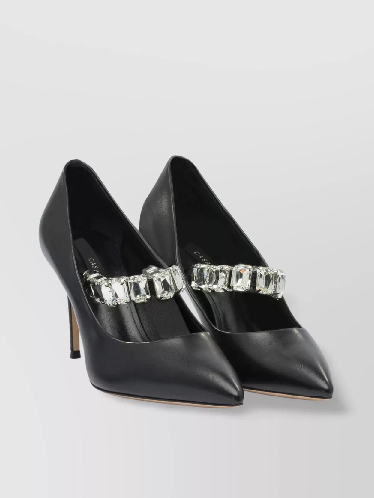 パンプス CASADEI Black suede Starsway Julia pumps Julia in Black for Women | Casadei®