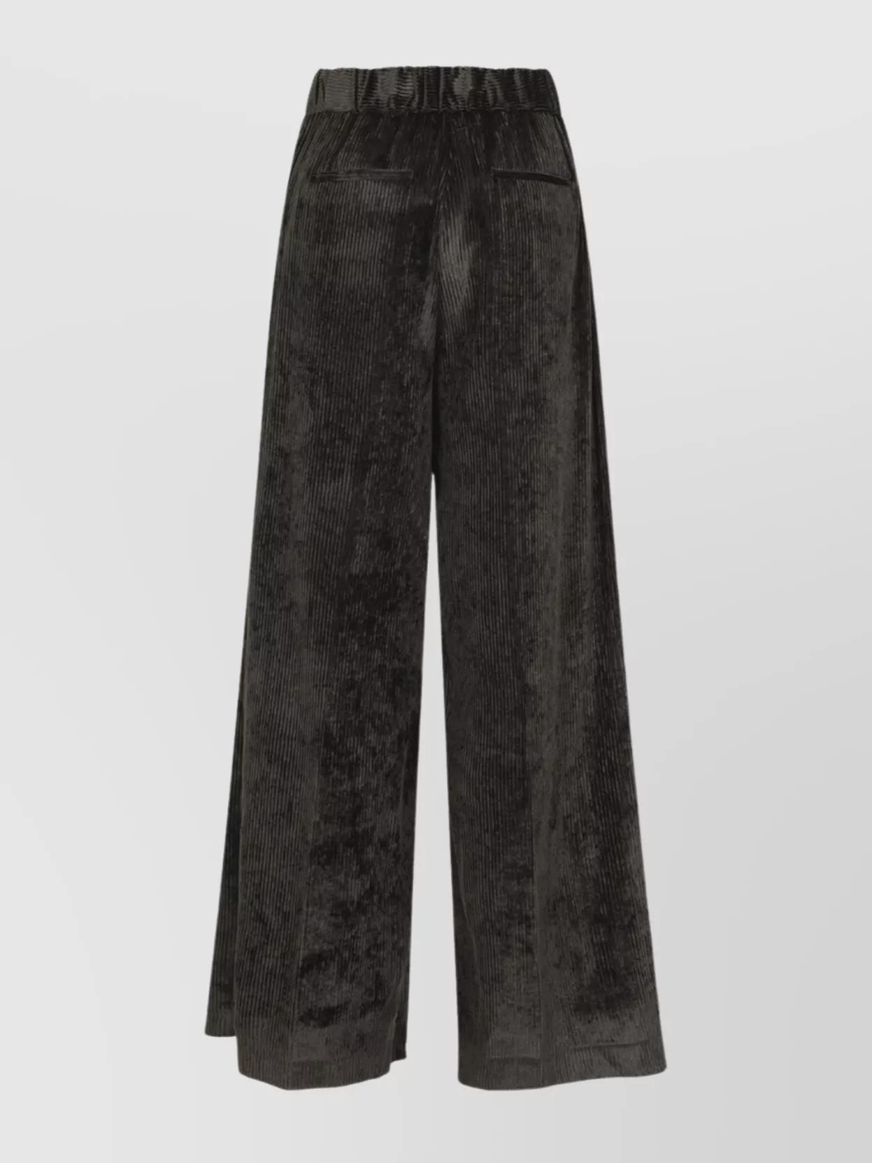 パンツ Peserico Wide-Leg Pants With Elastic Waistband Peserico Wide-leg and palazzo pants for Women | Online Sale
